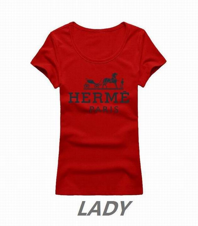 Hermes short round collar T woman S-XL-008